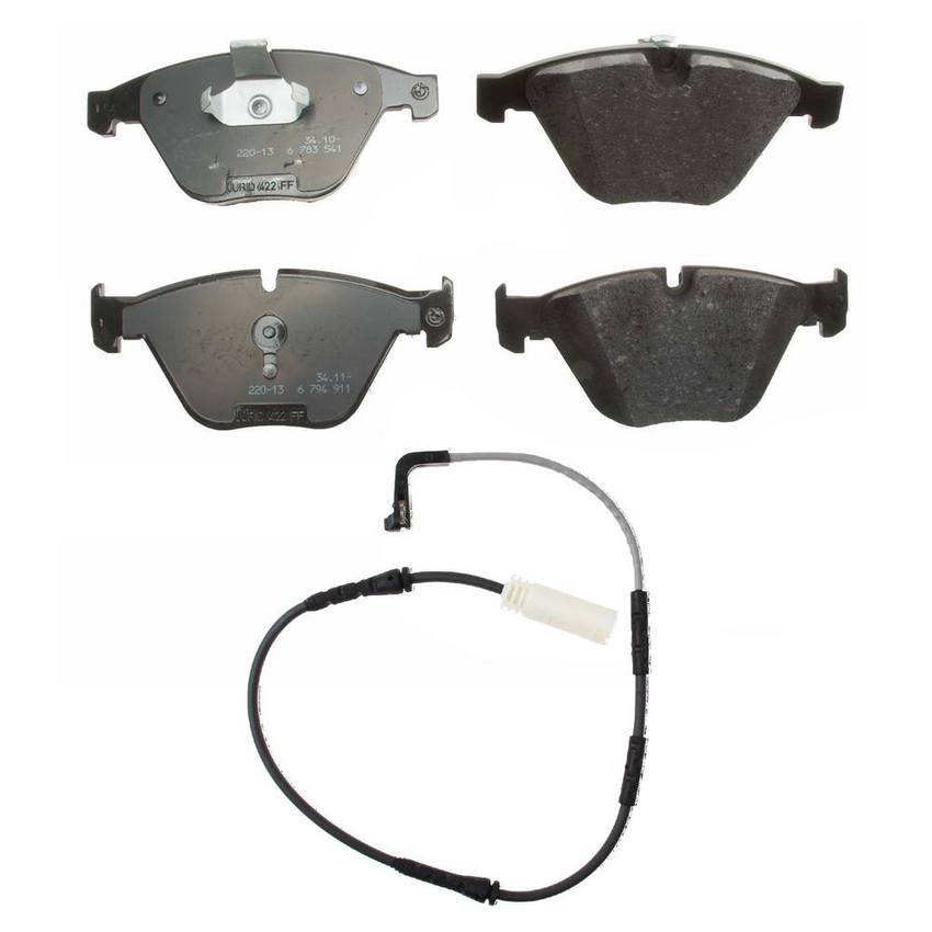 BMW Disc Brake Pad Set - Front (w/ Sensor)